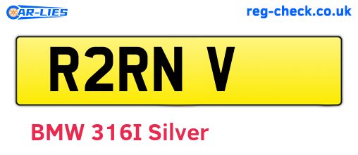 R2RNV are the vehicle registration plates.