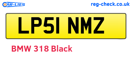 LP51NMZ are the vehicle registration plates.