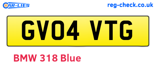 GV04VTG are the vehicle registration plates.