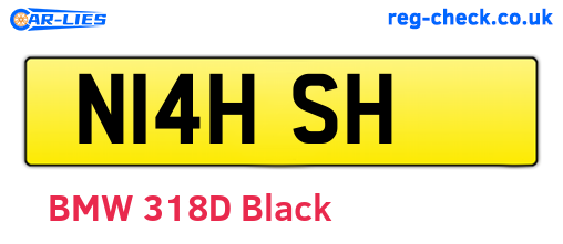 N14HSH are the vehicle registration plates.