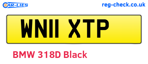 WN11XTP are the vehicle registration plates.