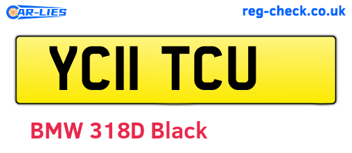 YC11TCU are the vehicle registration plates.