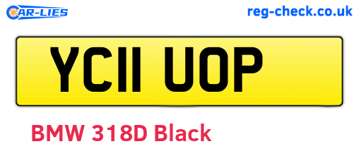 YC11UOP are the vehicle registration plates.