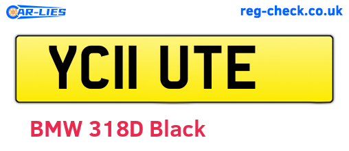 YC11UTE are the vehicle registration plates.