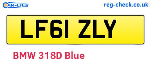 LF61ZLY are the vehicle registration plates.