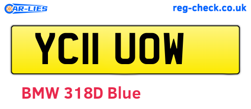 YC11UOW are the vehicle registration plates.