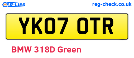 YK07OTR are the vehicle registration plates.