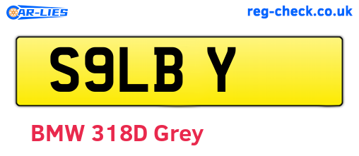 S9LBY are the vehicle registration plates.
