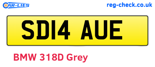SD14AUE are the vehicle registration plates.