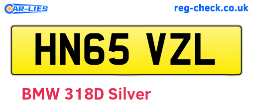 HN65VZL are the vehicle registration plates.