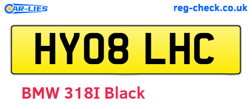 HY08LHC are the vehicle registration plates.