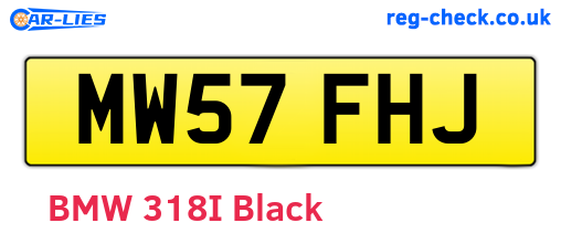 MW57FHJ are the vehicle registration plates.