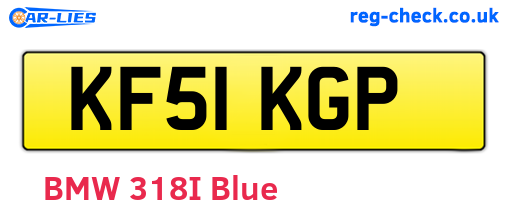 KF51KGP are the vehicle registration plates.