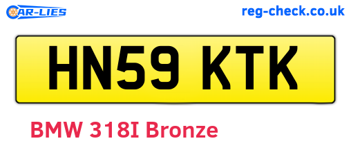 HN59KTK are the vehicle registration plates.