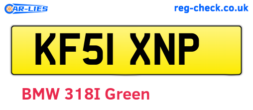 KF51XNP are the vehicle registration plates.