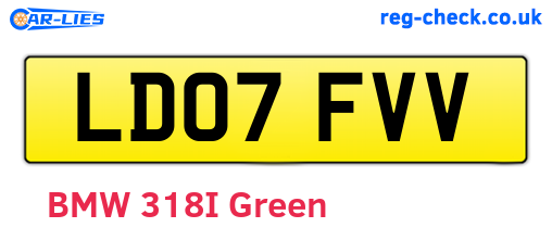 LD07FVV are the vehicle registration plates.