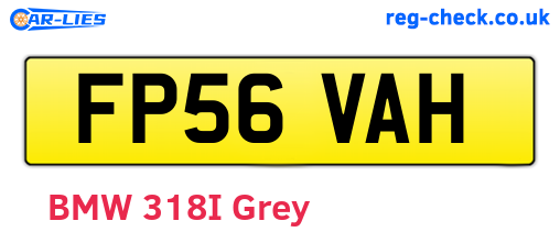 FP56VAH are the vehicle registration plates.