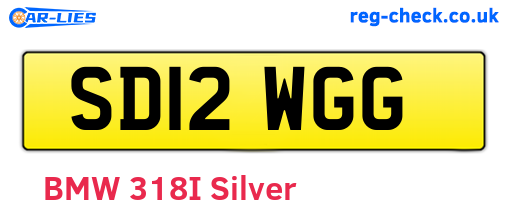 SD12WGG are the vehicle registration plates.