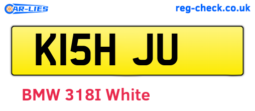 K15HJU are the vehicle registration plates.