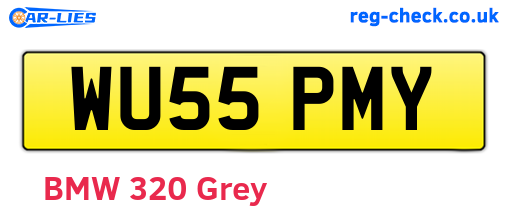 WU55PMY are the vehicle registration plates.