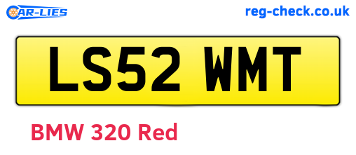 LS52WMT are the vehicle registration plates.