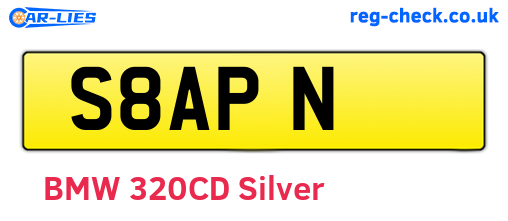 S8APN are the vehicle registration plates.