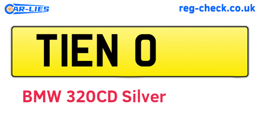 T1ENO are the vehicle registration plates.