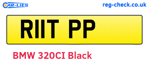 R11TPP are the vehicle registration plates.