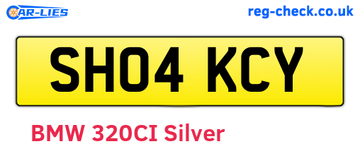 SH04KCY are the vehicle registration plates.