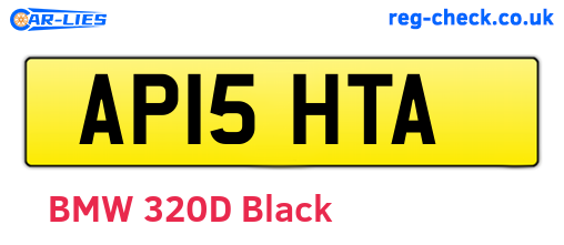 AP15HTA are the vehicle registration plates.