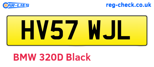 HV57WJL are the vehicle registration plates.