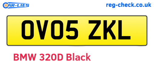 OV05ZKL are the vehicle registration plates.