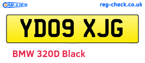 YD09XJG are the vehicle registration plates.