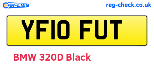 YF10FUT are the vehicle registration plates.