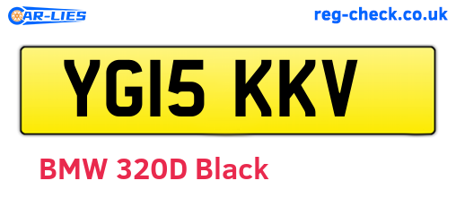 YG15KKV are the vehicle registration plates.