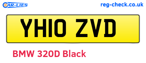 YH10ZVD are the vehicle registration plates.