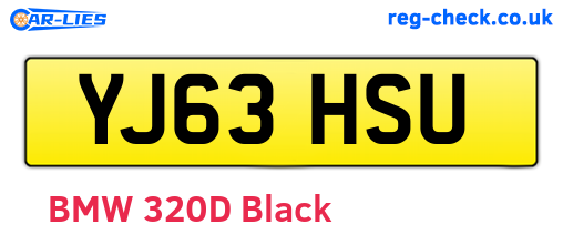 YJ63HSU are the vehicle registration plates.