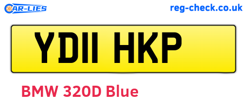 YD11HKP are the vehicle registration plates.