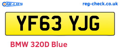 YF63YJG are the vehicle registration plates.
