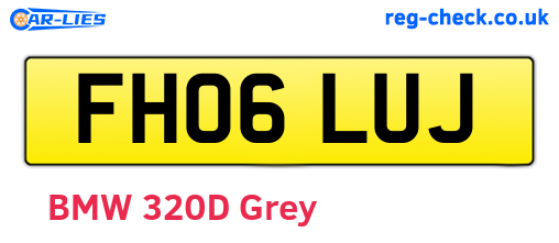 FH06LUJ are the vehicle registration plates.