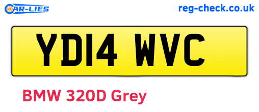 YD14WVC are the vehicle registration plates.