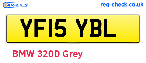 YF15YBL are the vehicle registration plates.