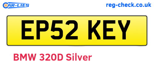 EP52KEY are the vehicle registration plates.