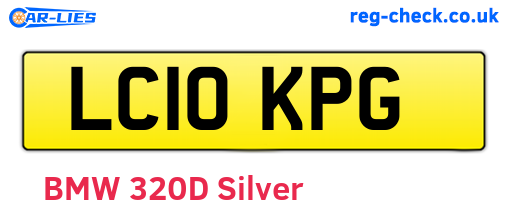 LC10KPG are the vehicle registration plates.