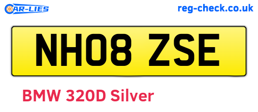NH08ZSE are the vehicle registration plates.