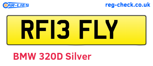 RF13FLY are the vehicle registration plates.