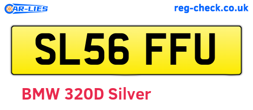 SL56FFU are the vehicle registration plates.