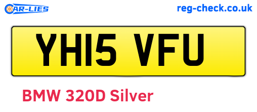 YH15VFU are the vehicle registration plates.