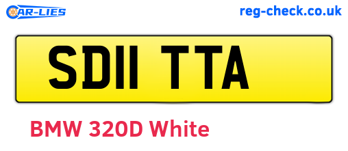 SD11TTA are the vehicle registration plates.