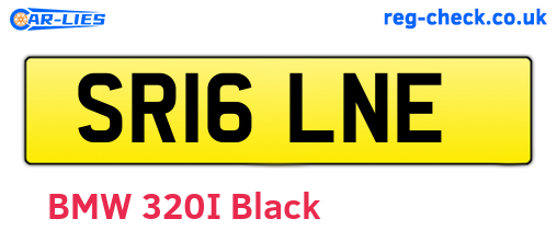 SR16LNE are the vehicle registration plates.